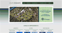 Desktop Screenshot of gruporoncato.com
